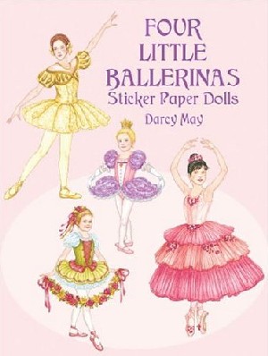 Four Little Ballerinas Sticker Paper Dolls